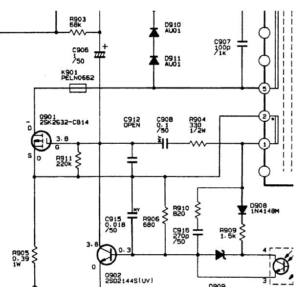 Philips vr874 схема