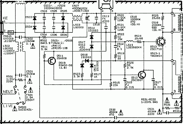 Sanyo cf21sd9e sl схема