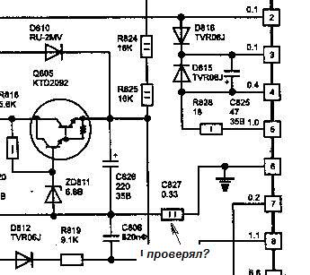 Схема шасси мс41в