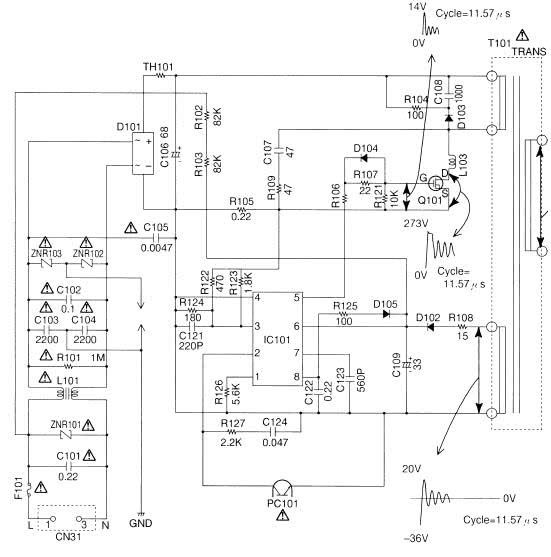 Nad 116 b блок питания схема