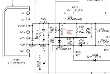 Str w6753 схема подключения