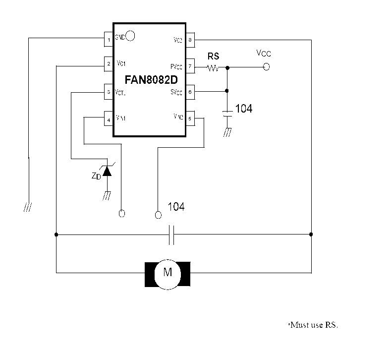 Fan8082 микросхема схема включения