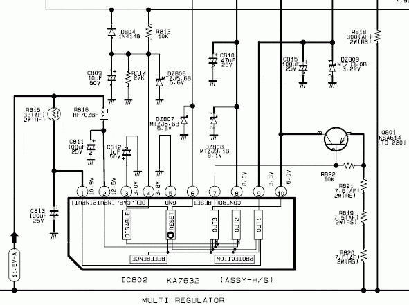 K7632 схема включения