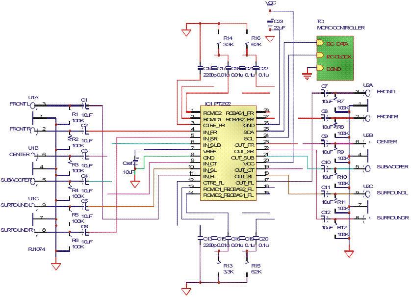 Pt2322 s схема включения