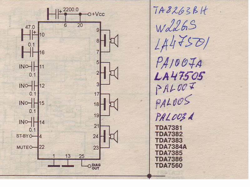 2953а микросхема схема включения