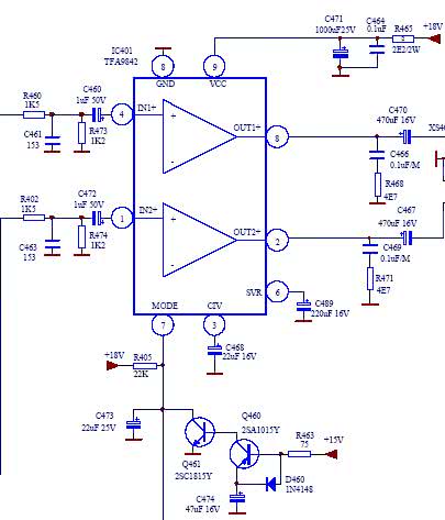 Tfa9843j схема усилителя