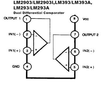 Lm2903 схема включения