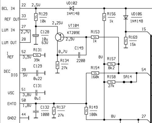 HORIZONT 54CTV670T, ШЦТ-670М. Срабатывает Защита. | Страница 3.