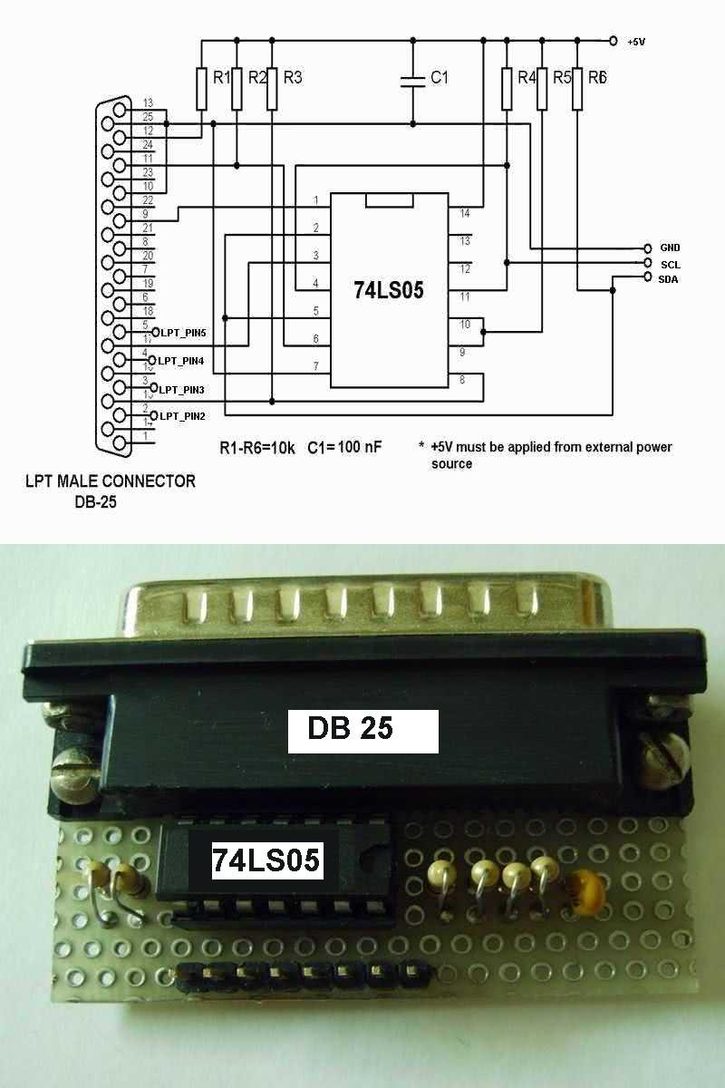 I2c адаптер схема