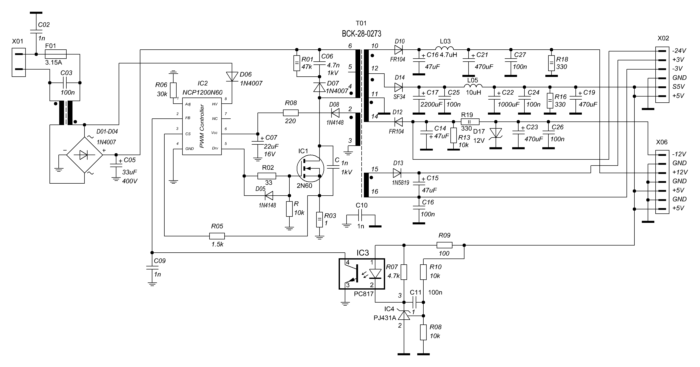 N1hnk60 схема включения