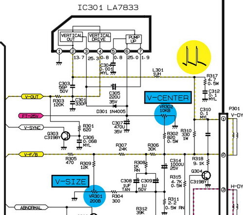 Lg cf 21d30 схема