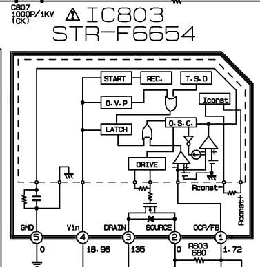 Str f6654 схема подключения