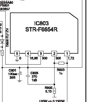 Str f6654 схема подключения