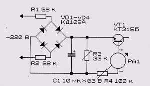 Вольтметр ц24м принципиальная схема