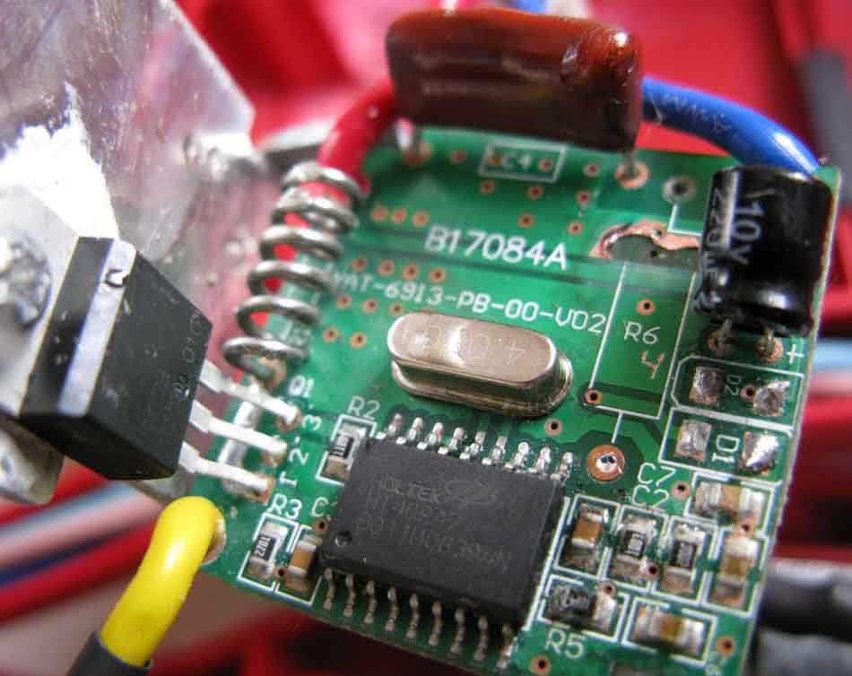 Блок электронный плавного пуска СТ2802 230В 50Гц для электрокосы (триммера) ИНТЕРСКОЛ КРЭ-23/1000