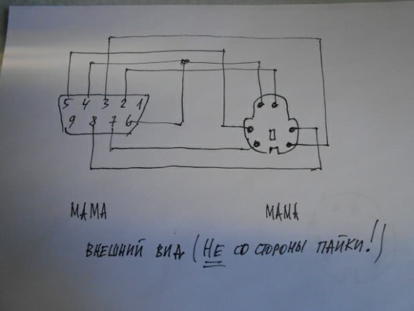 Как переделать мышь ps2 на usb схема