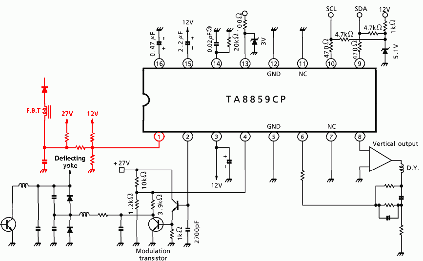 La7833 схема усилителя