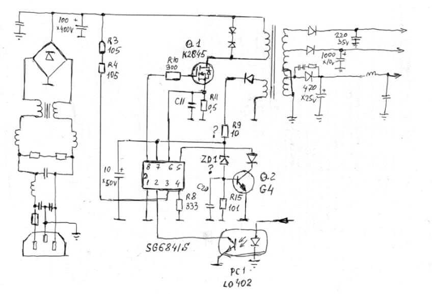 Схема сплиттер sah 204f