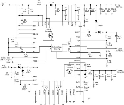 Tps65150 схема включения