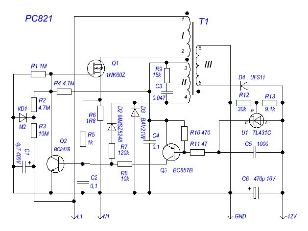 Tp s512 pc821 схема