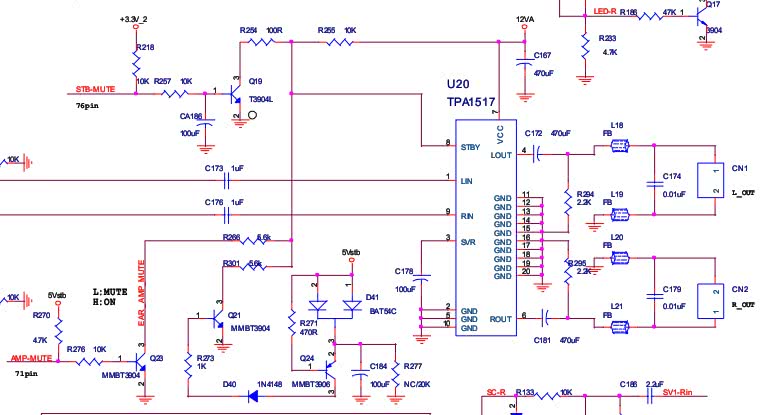 Tda1517 схема включения