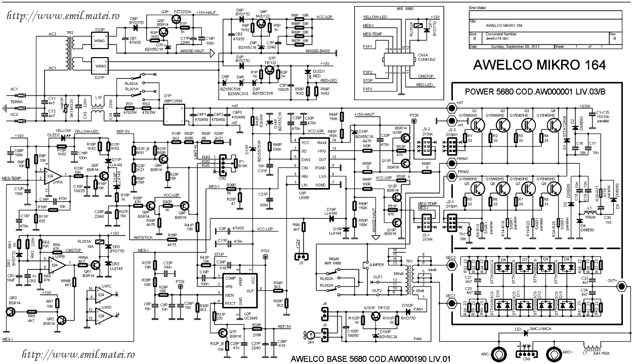 Схема awelco ondulix 140