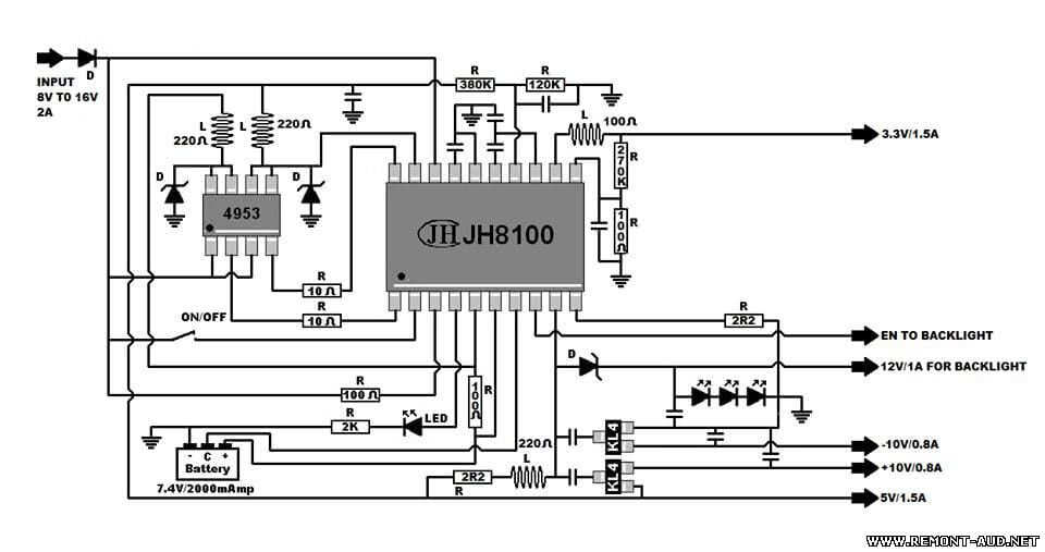 Yh1502dd v10 zb схема